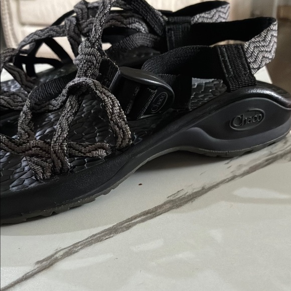 Chaco Black Adventure Sandals with Adjustable Straps - Picture 5 of 7